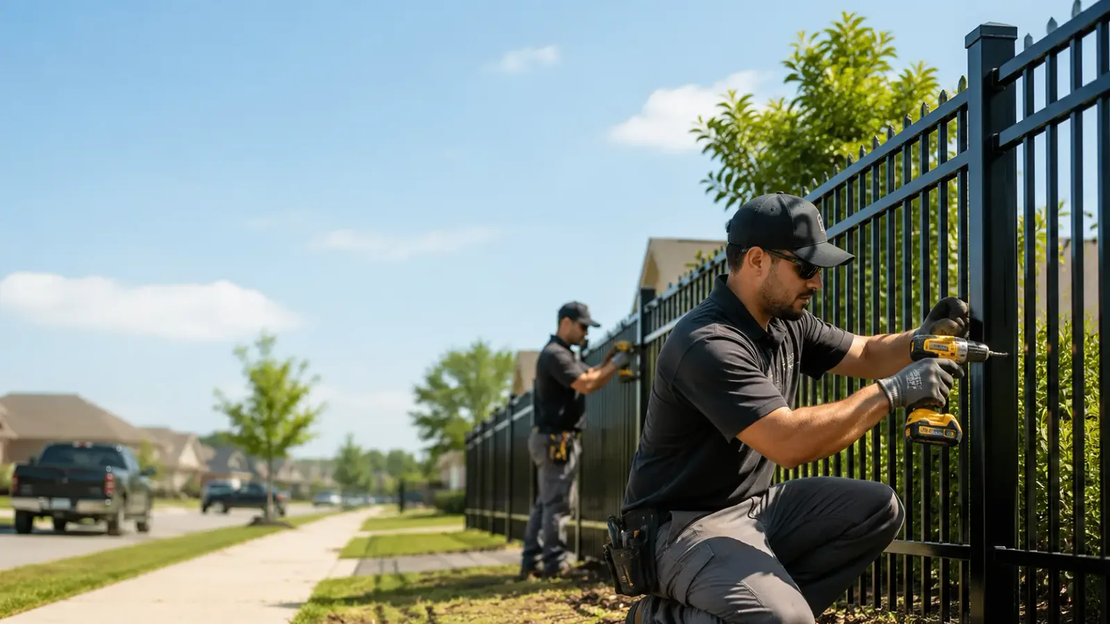 Metal Fence Installation in Aurora, IA